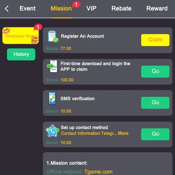 7game लॉगिन